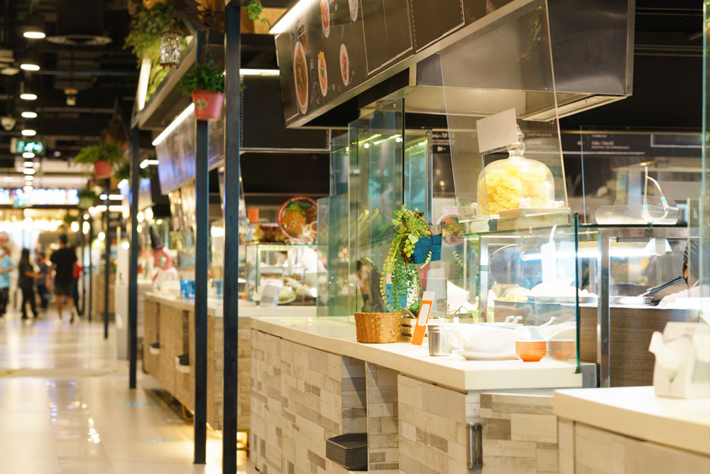 Store Glass Barrier